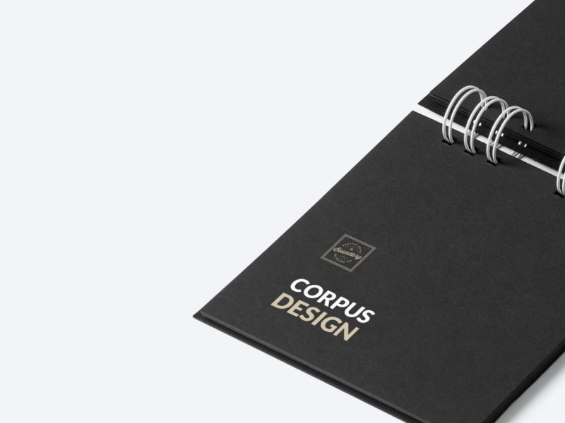 Designförslag till logotyp på blockkalender.