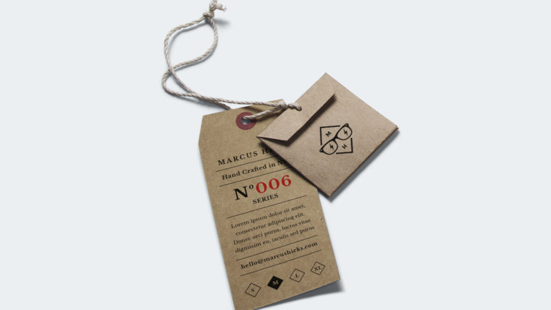 Tag med förslag till design. Designen inkluderar glasögon.