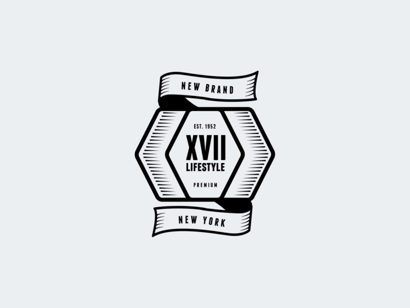 Futuristisk design logotyp