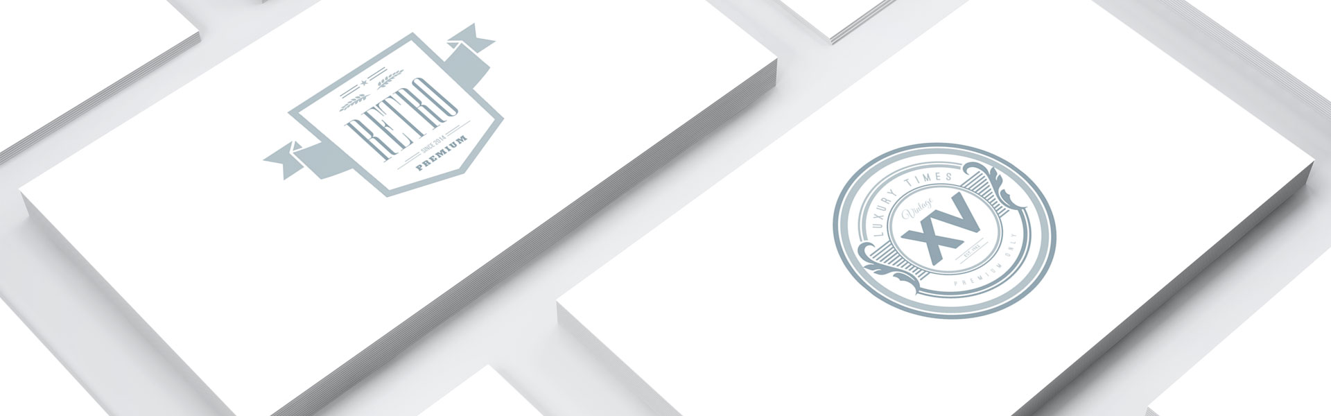 visitkort med flera designförslag.